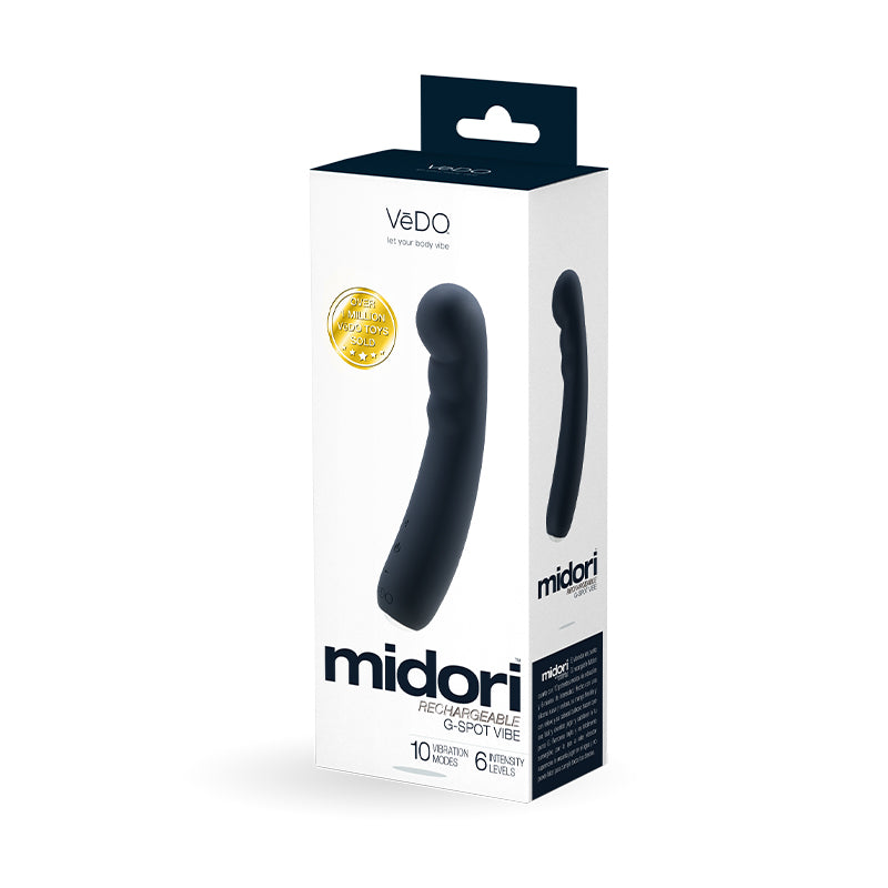 Vedo Midori Rechargeable G-Spot Vibe Just Black