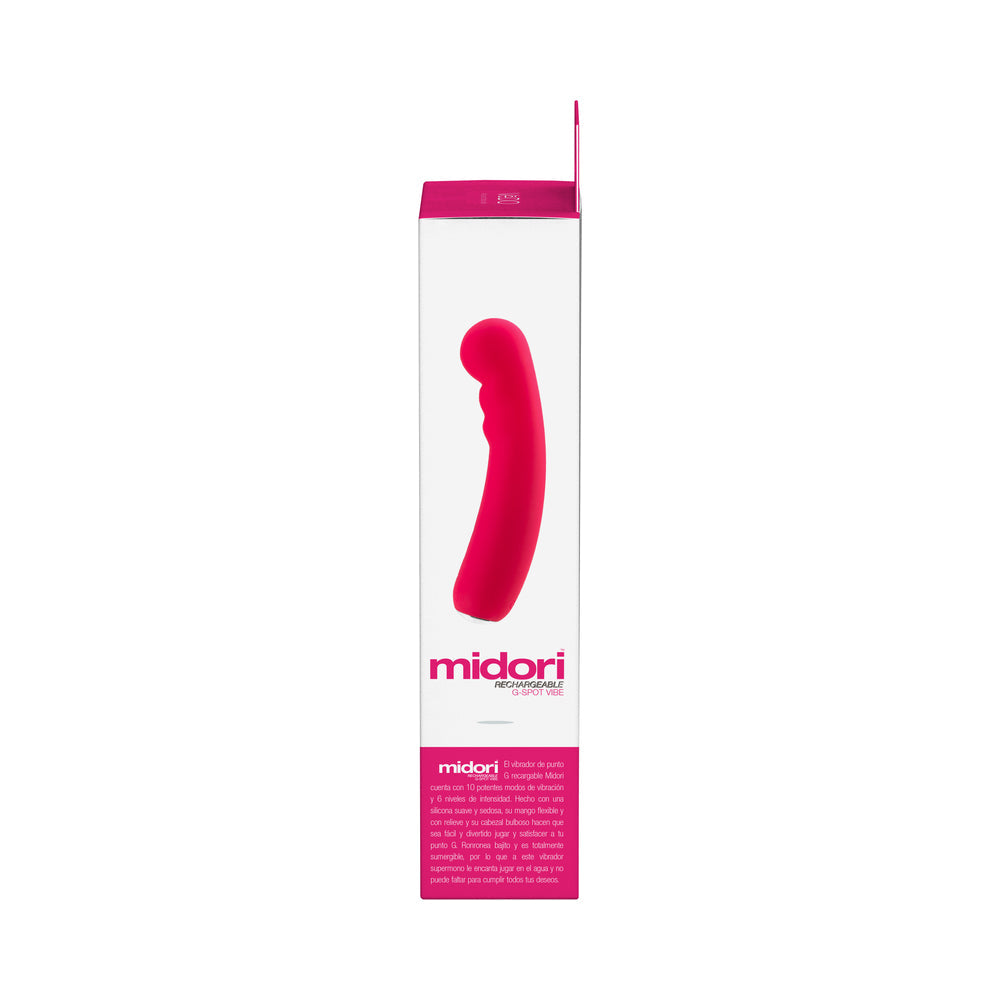 Vibrador para punto G recargable Vedo Midori, color rosa