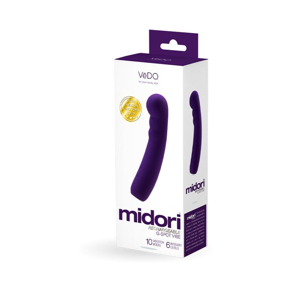 Vedo Midori Rechargeable G-Spot Vibe Deep Purple