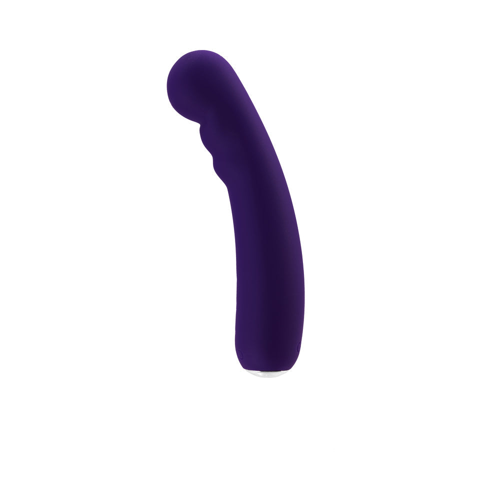 Vibrador para punto G Recharge de Vedo Midori, de piel sintética profunda