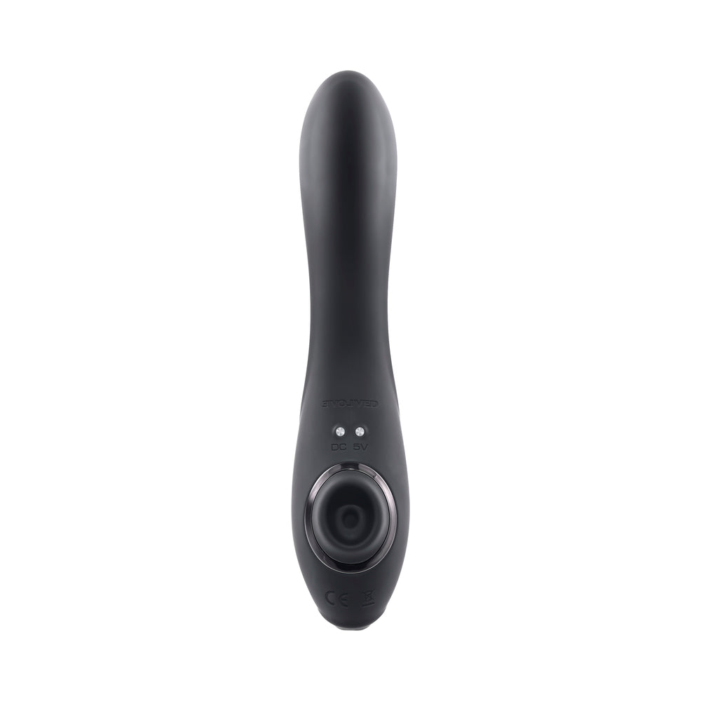 Evolved Rabbit Hole 3-in-1 Vibrator Blk