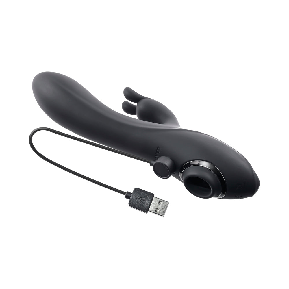 Evolved Rabbit Hole 3-in-1 Vibrator Blk