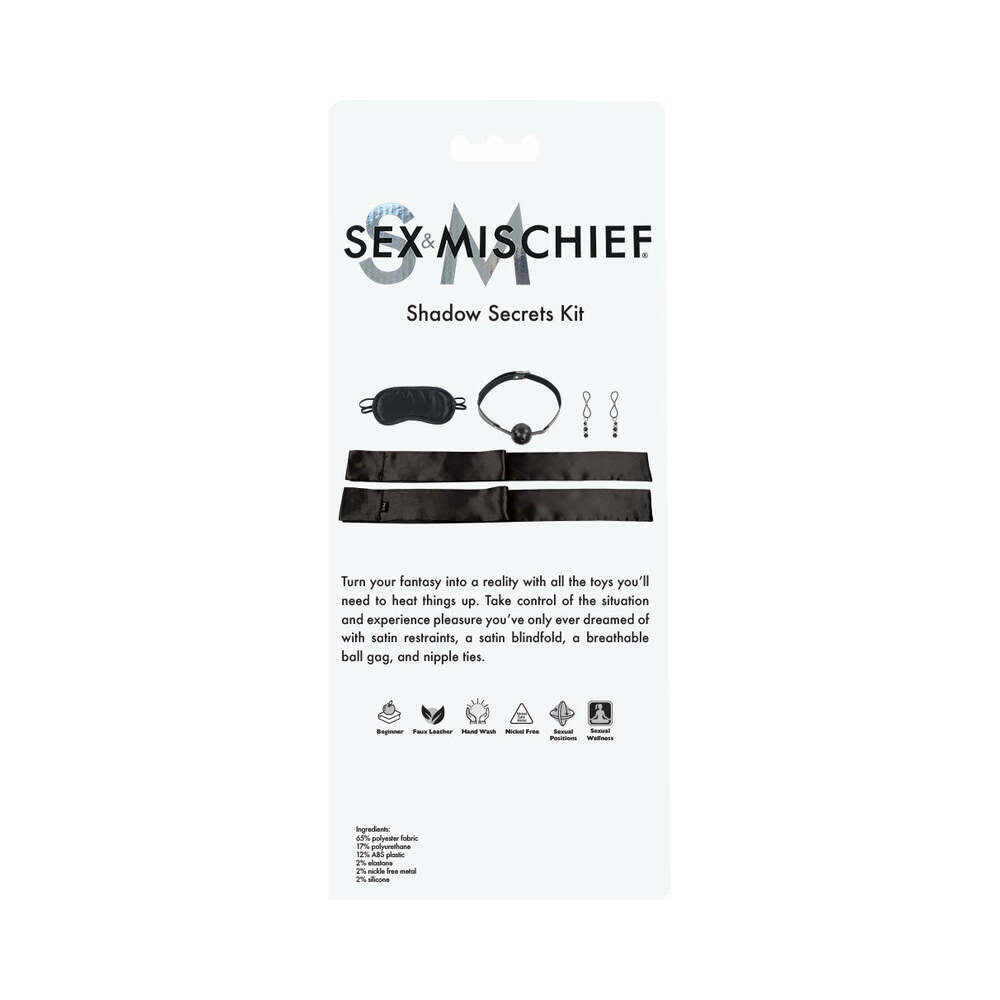 Kit de secretos de sombra SS S&amp;M negro