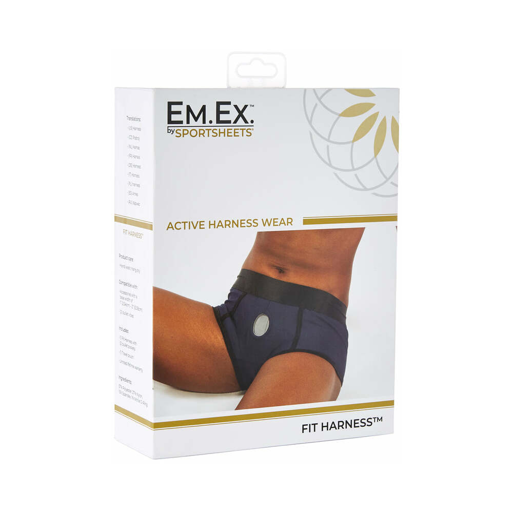 Sportsheets Em.Ex. Fit Harness Gray XL