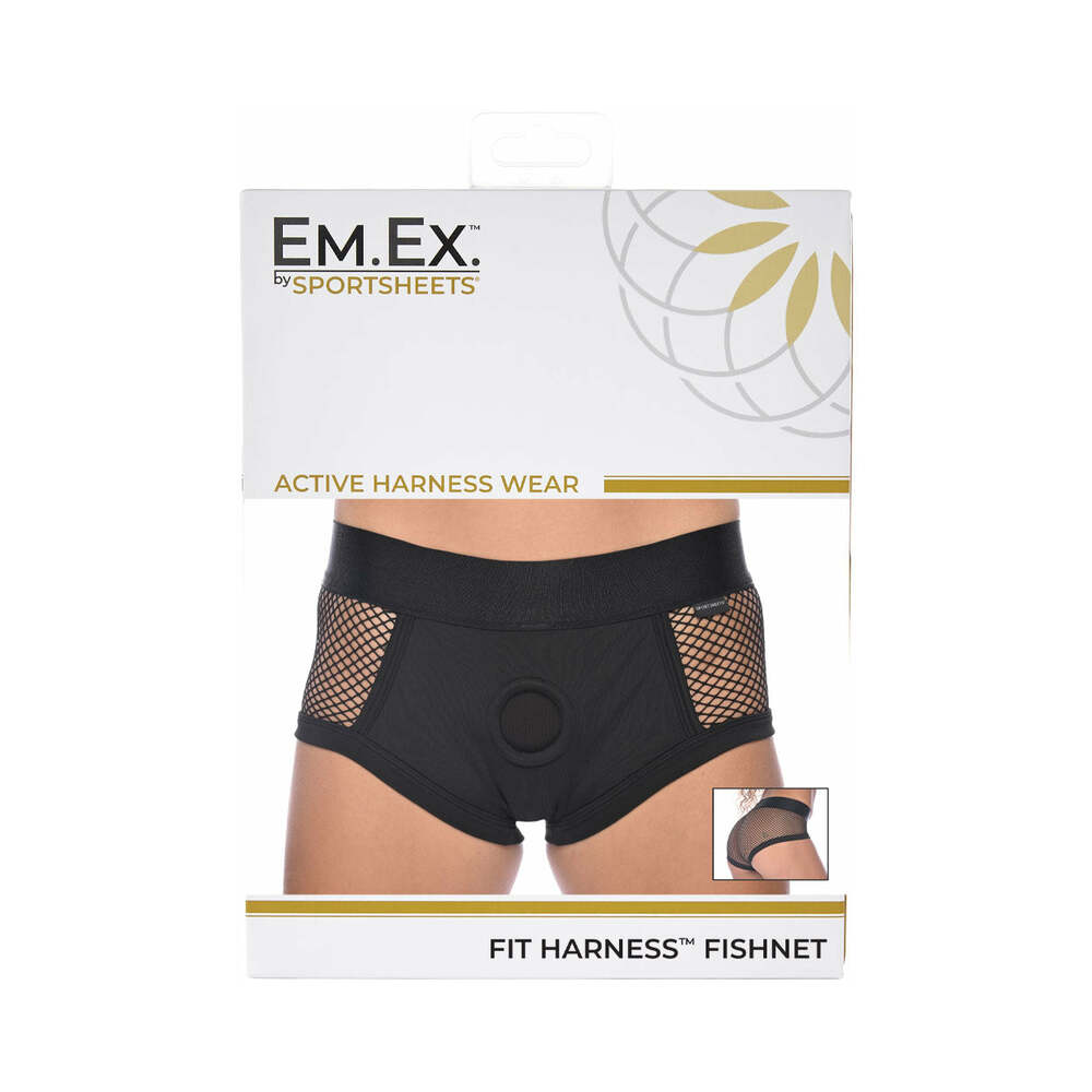 Sportsheets Em.Ex. Fit Harness Fishnet S