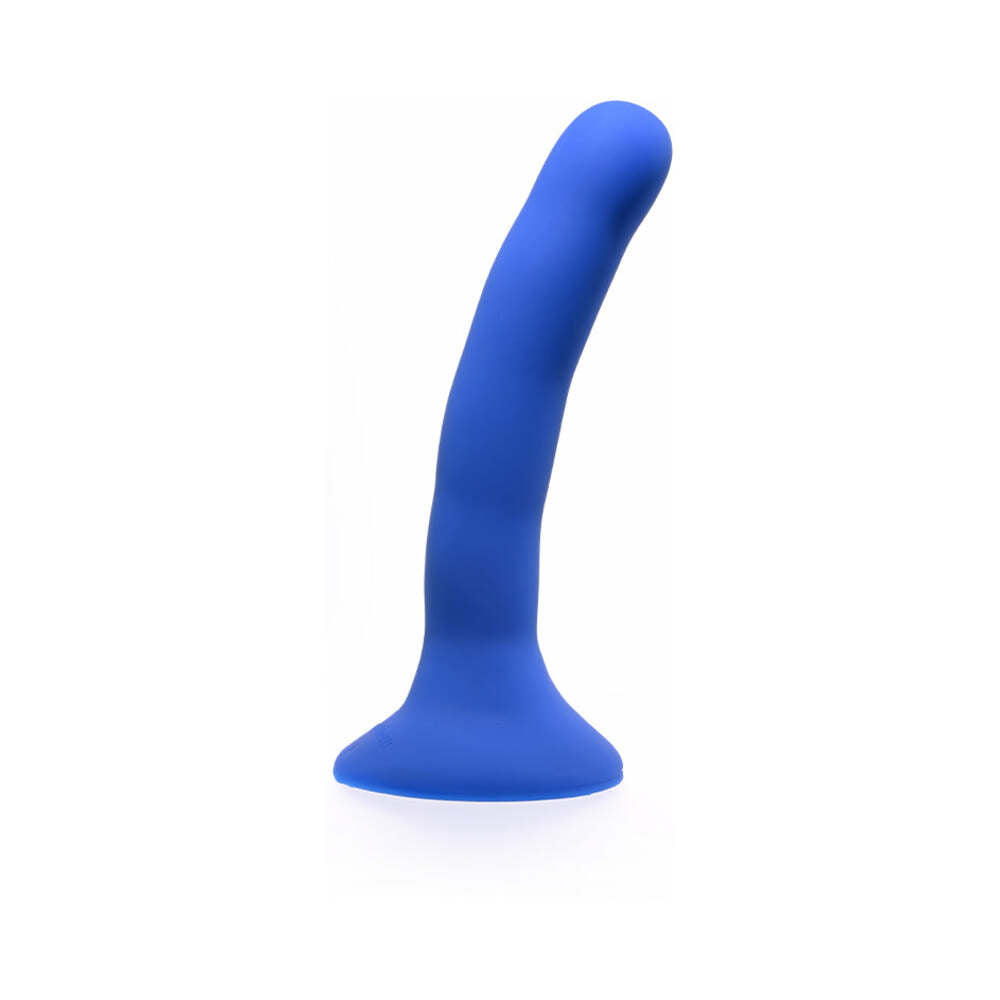 SS Merge Please 5in Silicone Dildo Blue