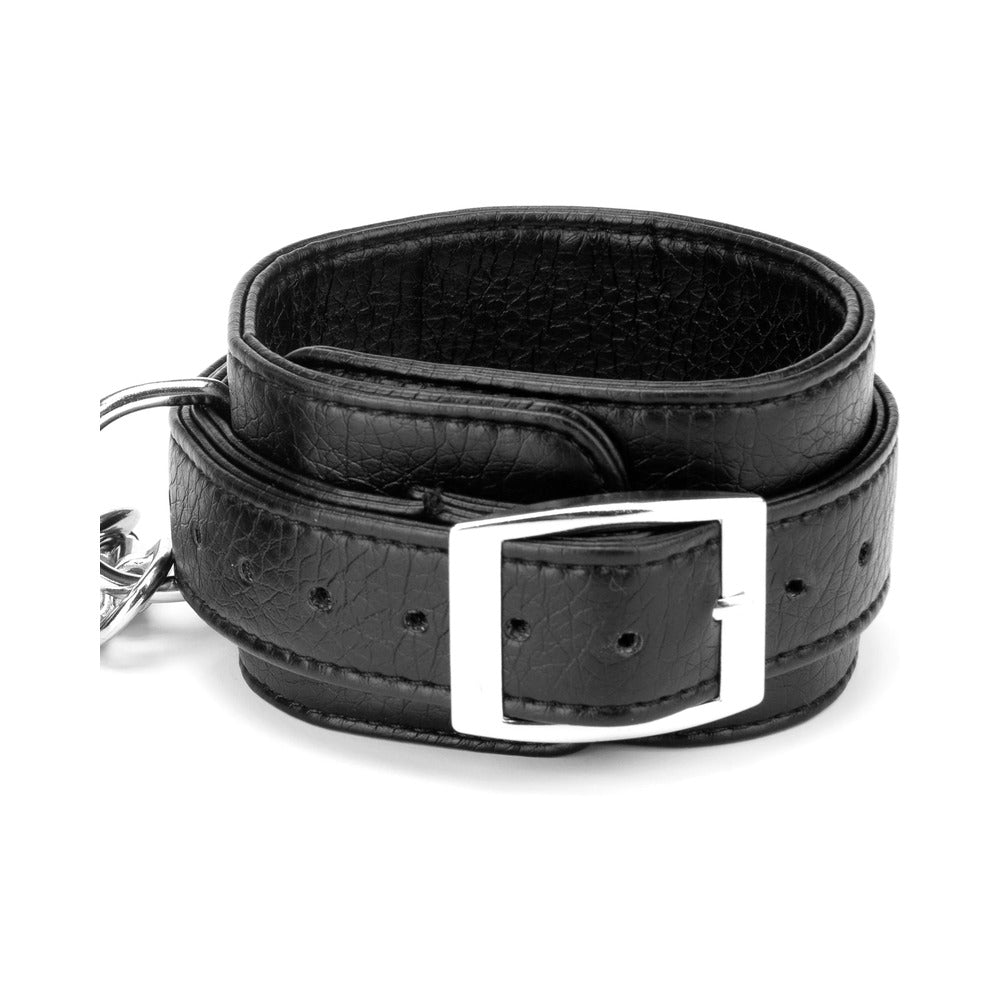 Lux Fetish 4 Cuff Expandable Spreader Bar Set with Detachable Wrist & Ankle Cuffs