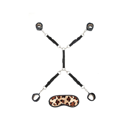 Lux Fetish 7pc Bed Spreader Set Leopard