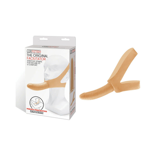 Lux Fetish The Original Facilitator Chin Strap-On Cream