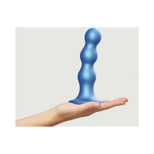 Strap-On-Me Hybrid DildoPlugBalls Blu L