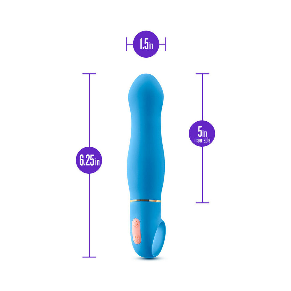 Aria Exciting AF Silicone Vibrator Blue