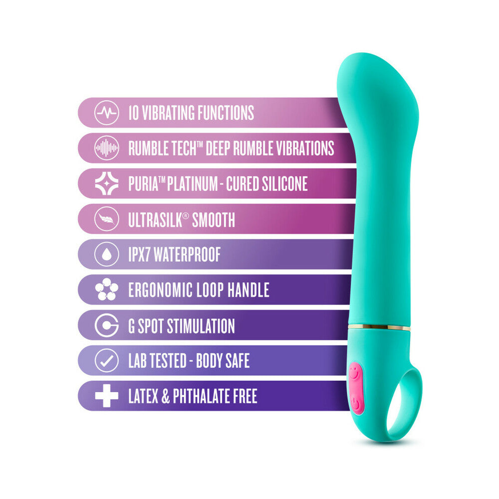 Aria Flirty AF G-Spot Vibrator Teal