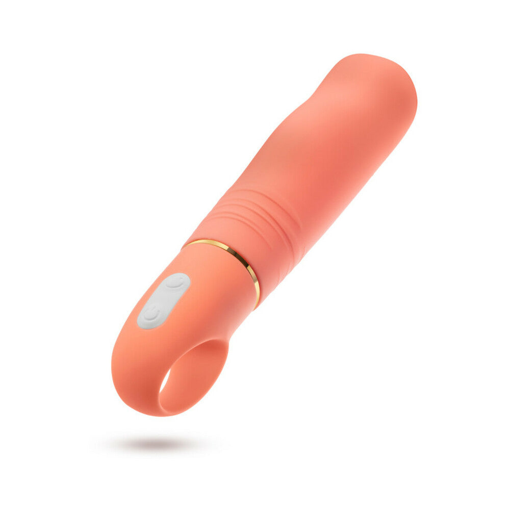 Aria Smokin AF Silicone Vibrator Coral