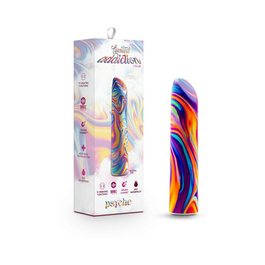 Blush Limited Addiction Psyche Power Vibe Rechargeable Bullet Rainbow