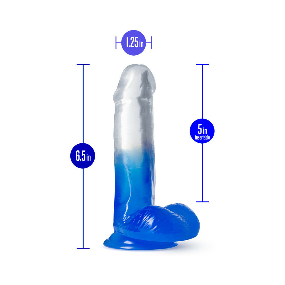 B Yours Stella Blue 6in Dildo Blue