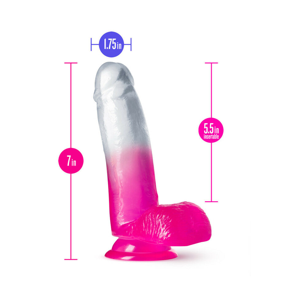 B Yours Sugar Magnolia 7in Dildo Fuchsia