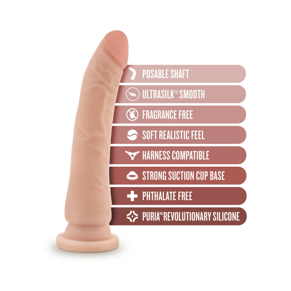 Dr. Skin Silicone Dr. Noah 8in Dildo Bge