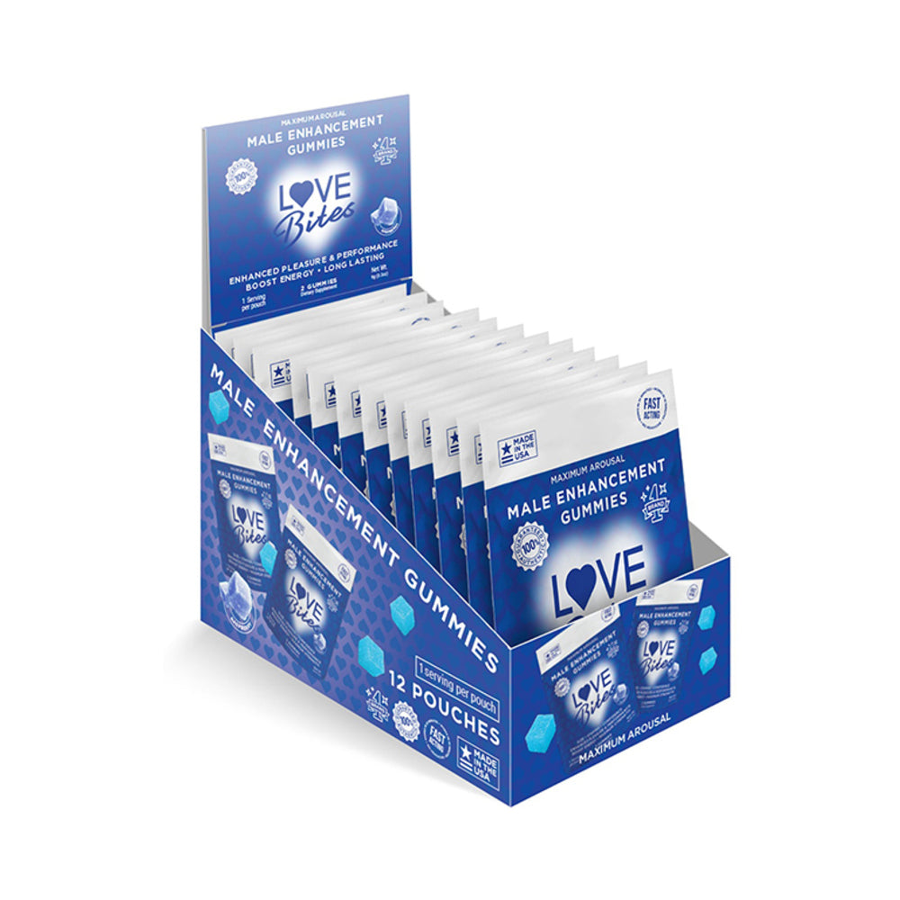 Love Bites Male Enhancement Gummies 2-Pack 12-Piece Display