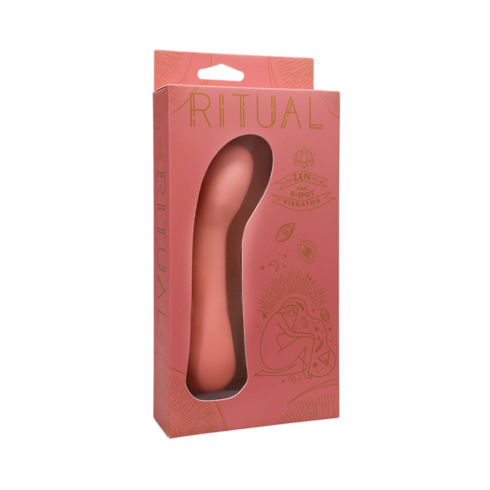 RITUAL Zen Rechargeable Silicone G-Spot Vibrator Coral