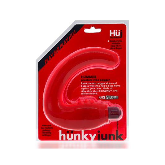 Hunkyjunk Hummer Vibe Prostate Pegger Neon Pink