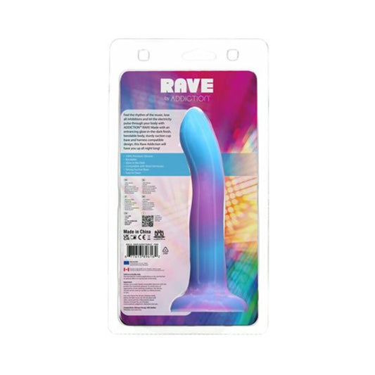 Addiction Rave Dong 8in Purple