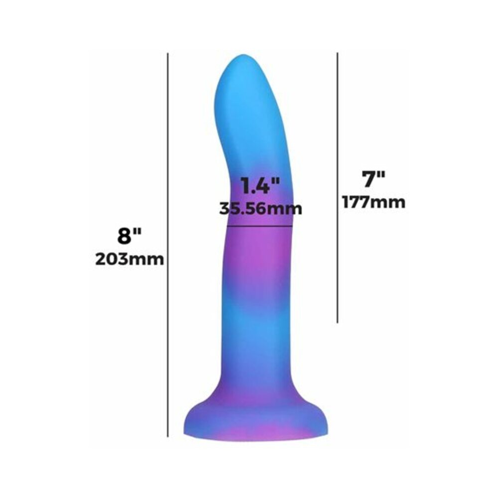 Addiction Rave Dong 8in Purple