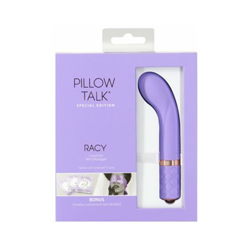 Pillow Talk Special Edition Racy Mini G-Spot Vibrator with Swarovski Crystal Purple