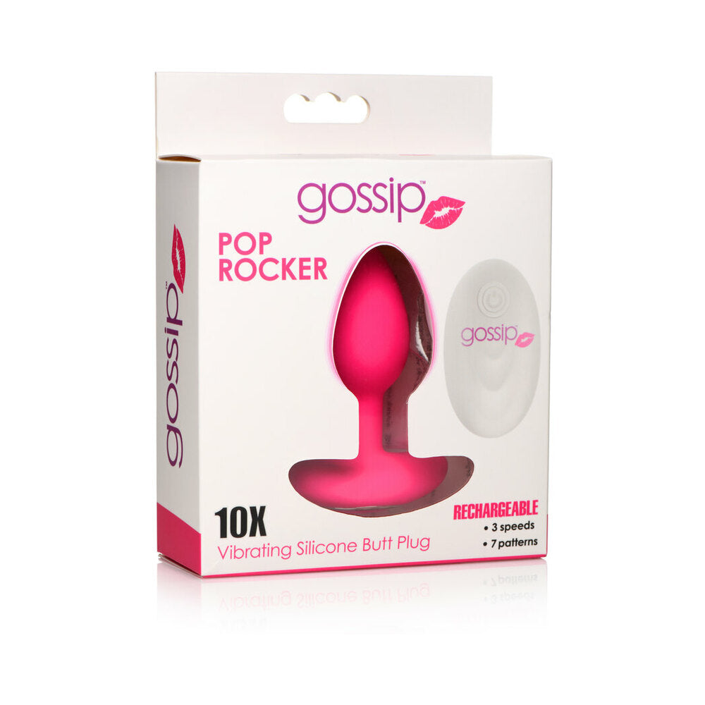 Gossip Pop Rocker Vibrating Plug Magenta