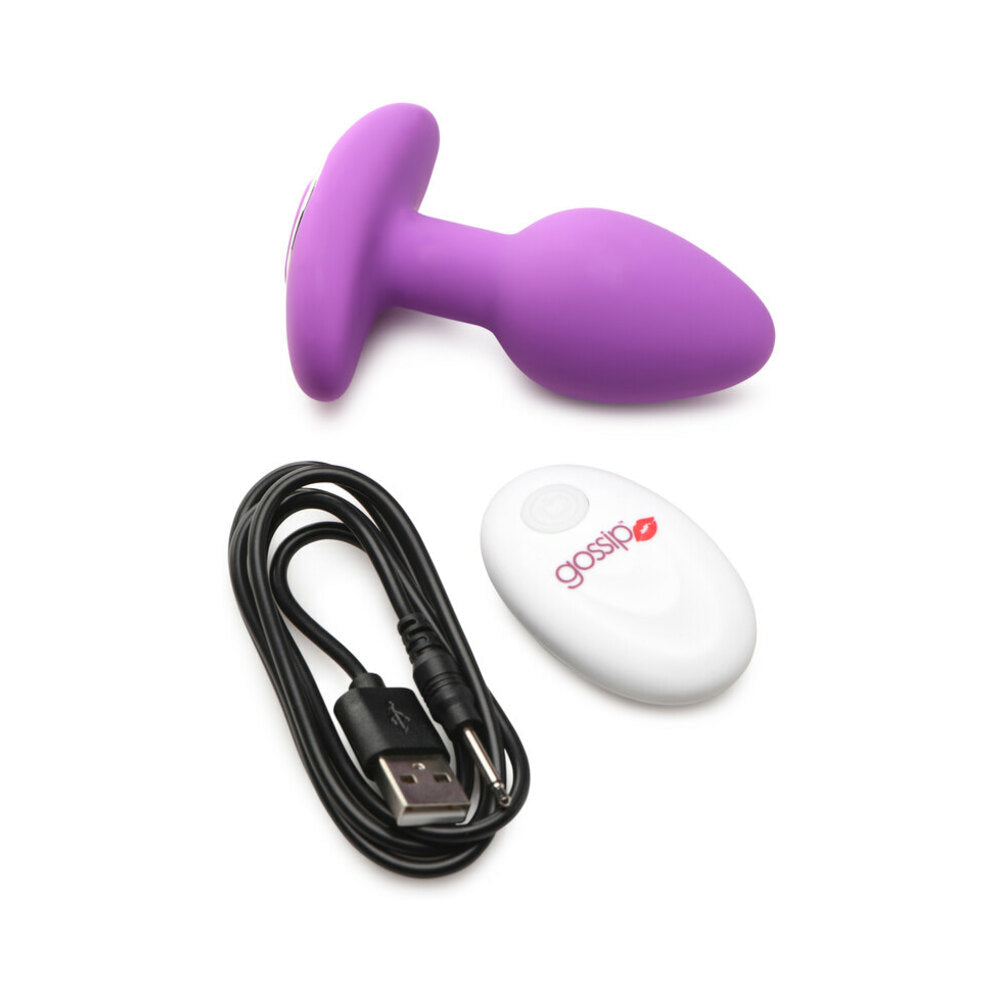 Gossip Pop Rocker Vibrating Plug Violet