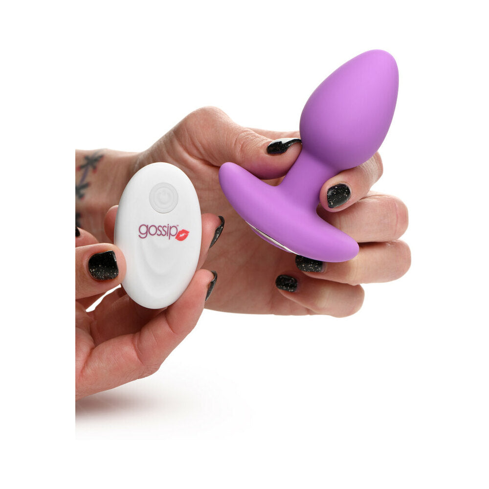 Gossip Pop Rocker Vibrating Plug Violet