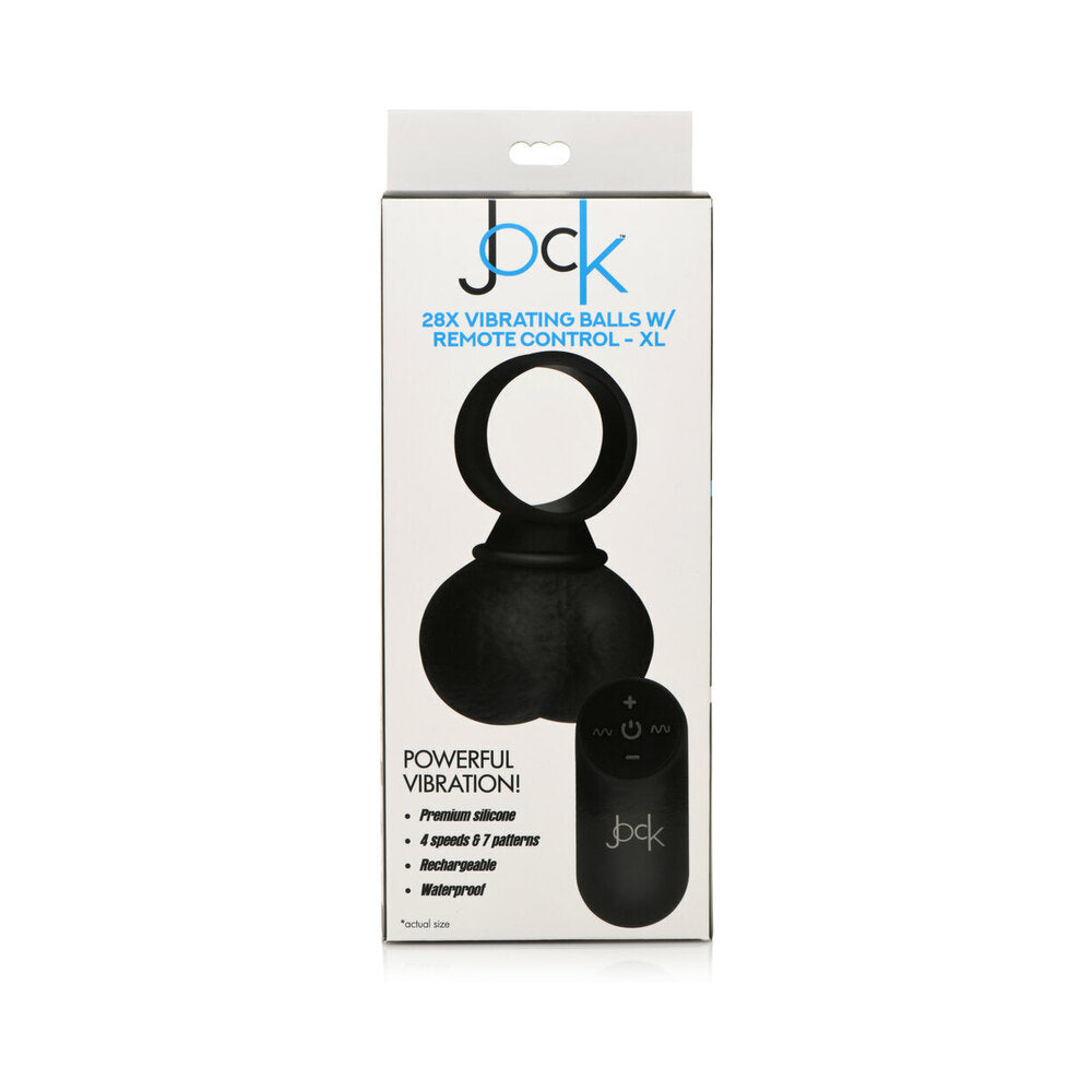 Jock 28X Vibr Sili Balls w/Remote XL