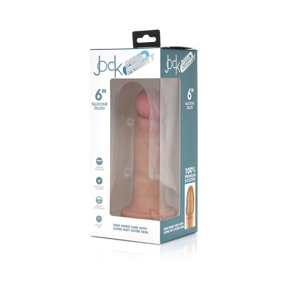 Jock Dual Dens 6in Silicone Dildo