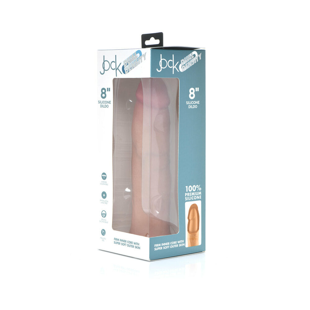 Jock Dual Dens 8in Silicone Dildo