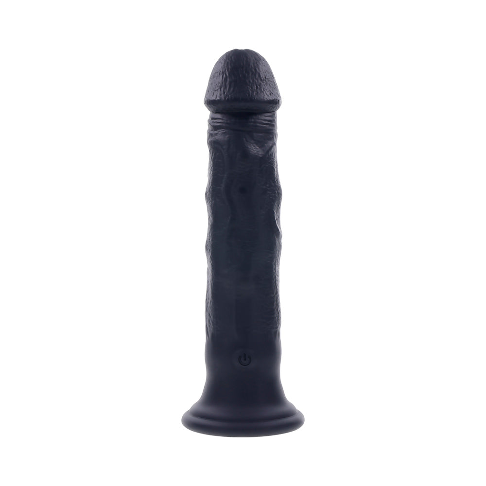 Evolved Black Thunder Vibrating Dildo with Moving Beads and Remote Control