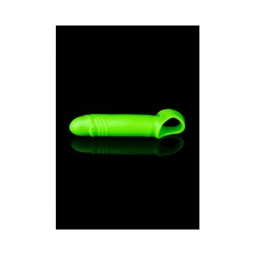 Ouch GITD SmoothStretch PenisSleeve Grn