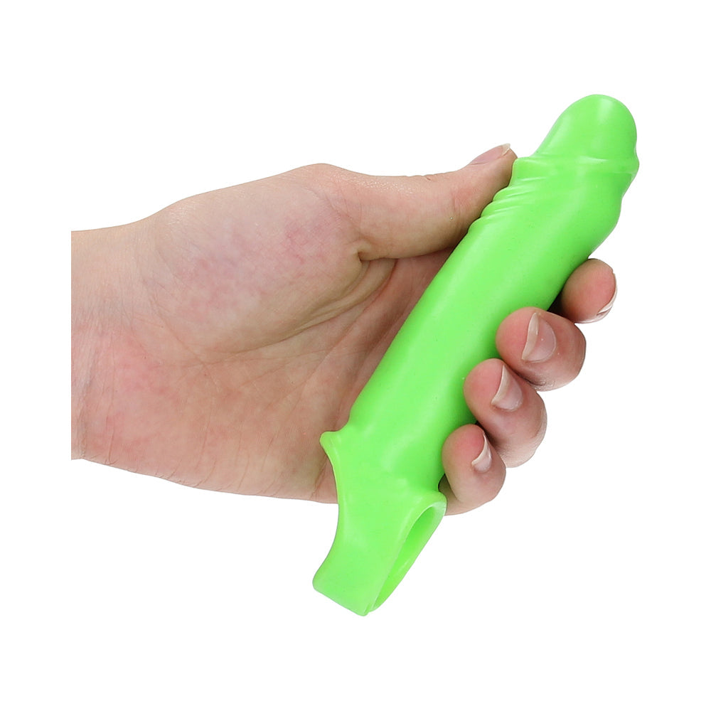 Ouch GITD SmoothStretch PenisSleeve Grn