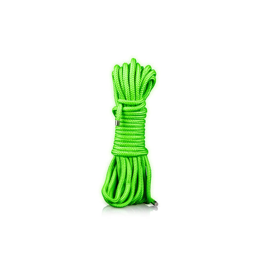 Ouch GITD Rope 10m / 33ft Neon Green