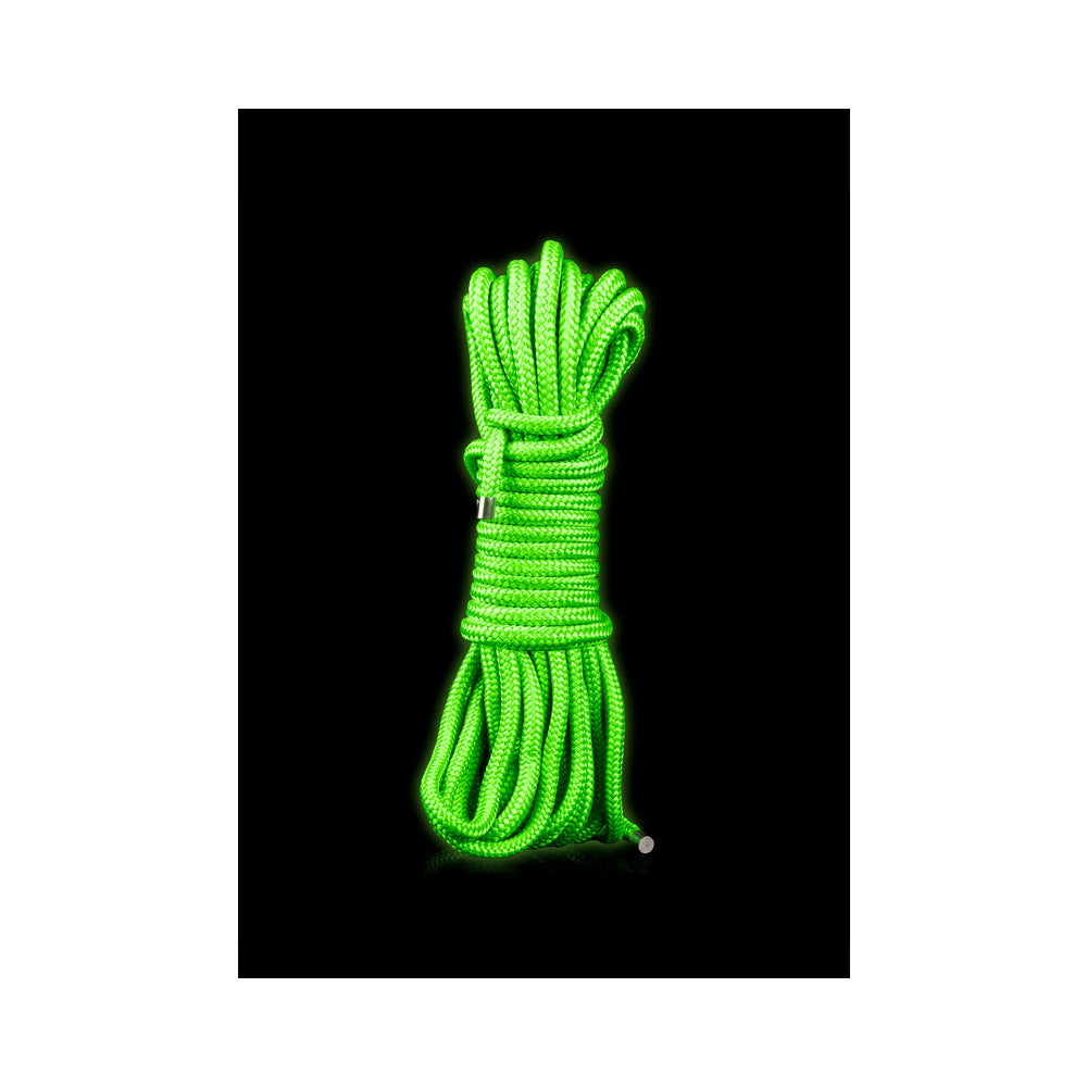 Ouch GITD Rope 10m / 33ft Neon Green