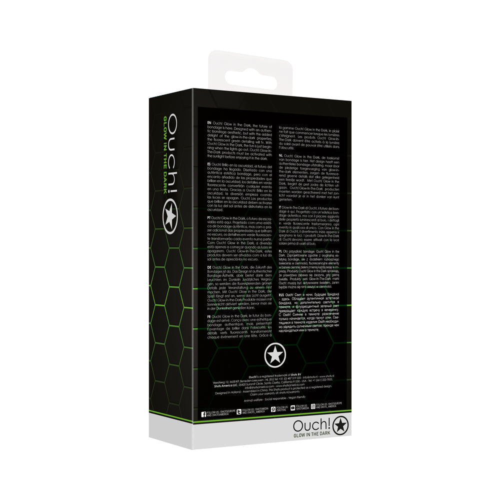 Ouch! Glow in the Dark Rope 5 m / 16 ft. Neon Green