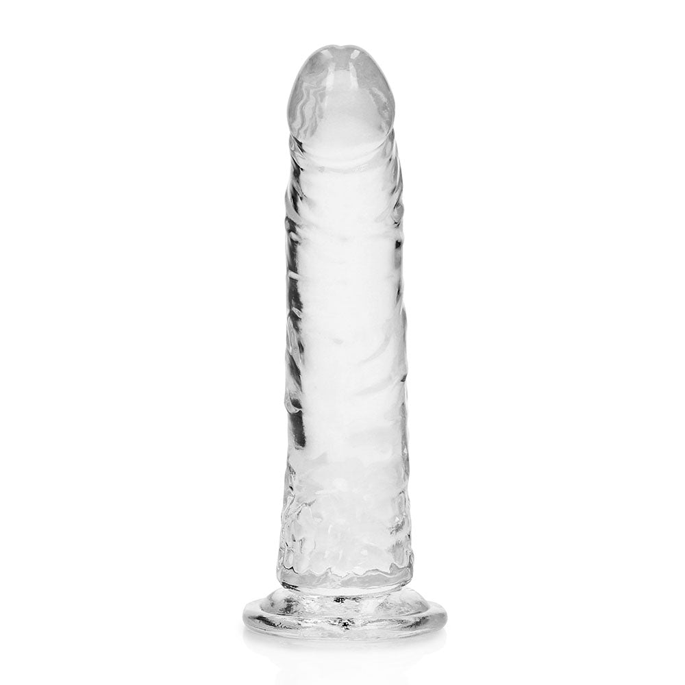 RealRock CC Slim 7in Dildo Clear