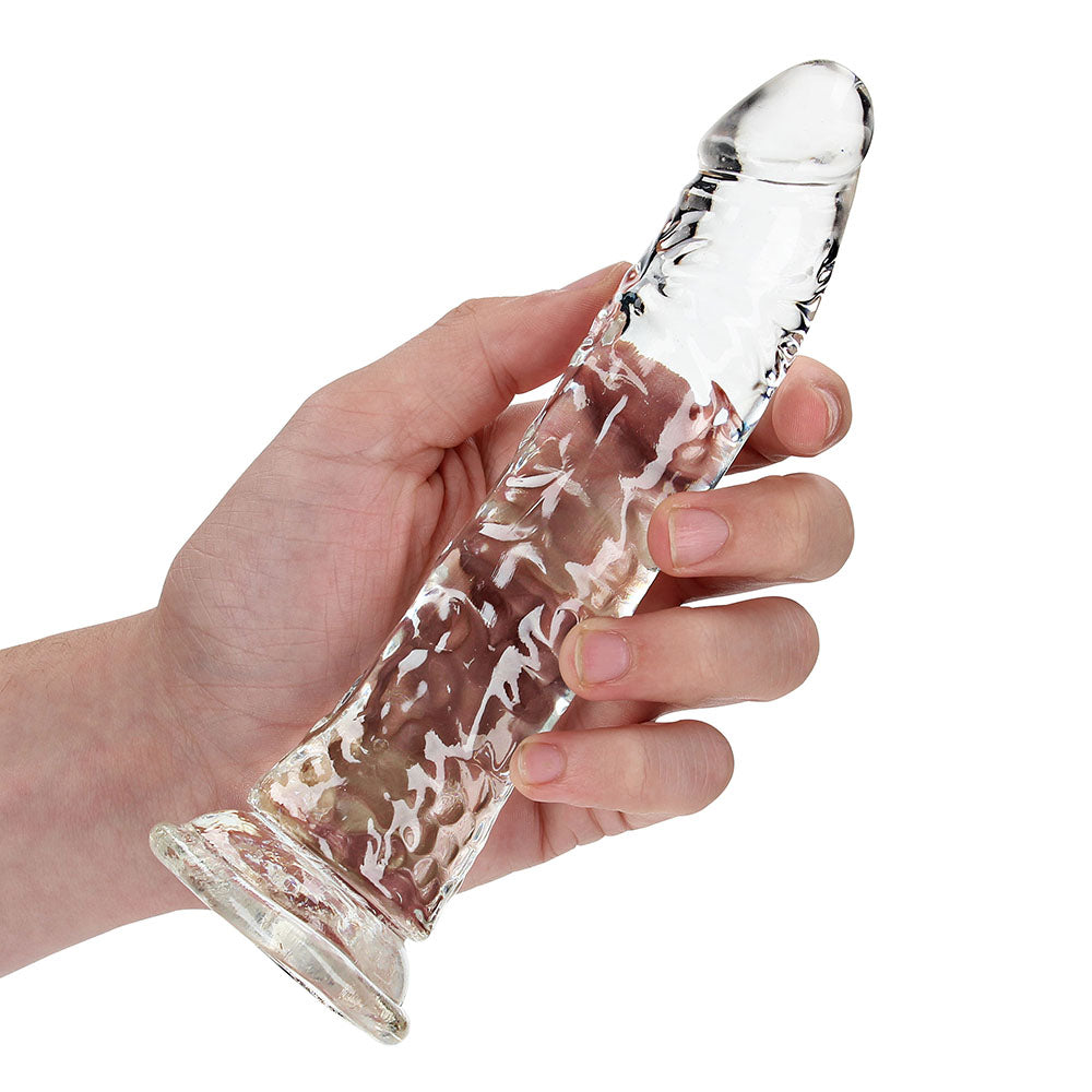 RealRock CC Slim 7in Dildo Clear