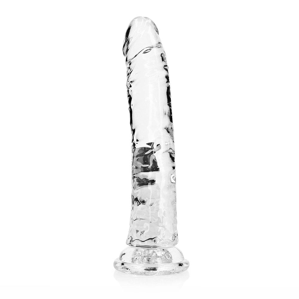 RealRock CC Slim 8in Dildo Clear