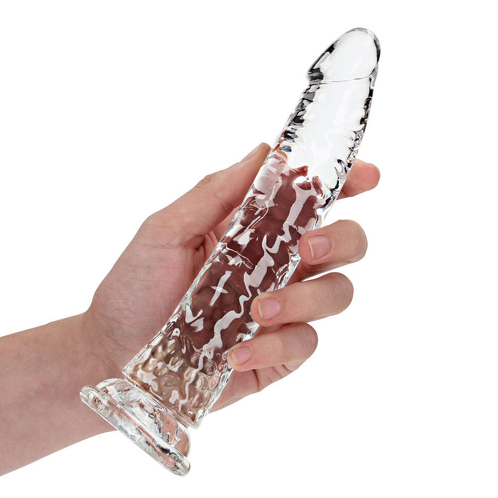 RealRock CC Slim 8in Dildo Clear