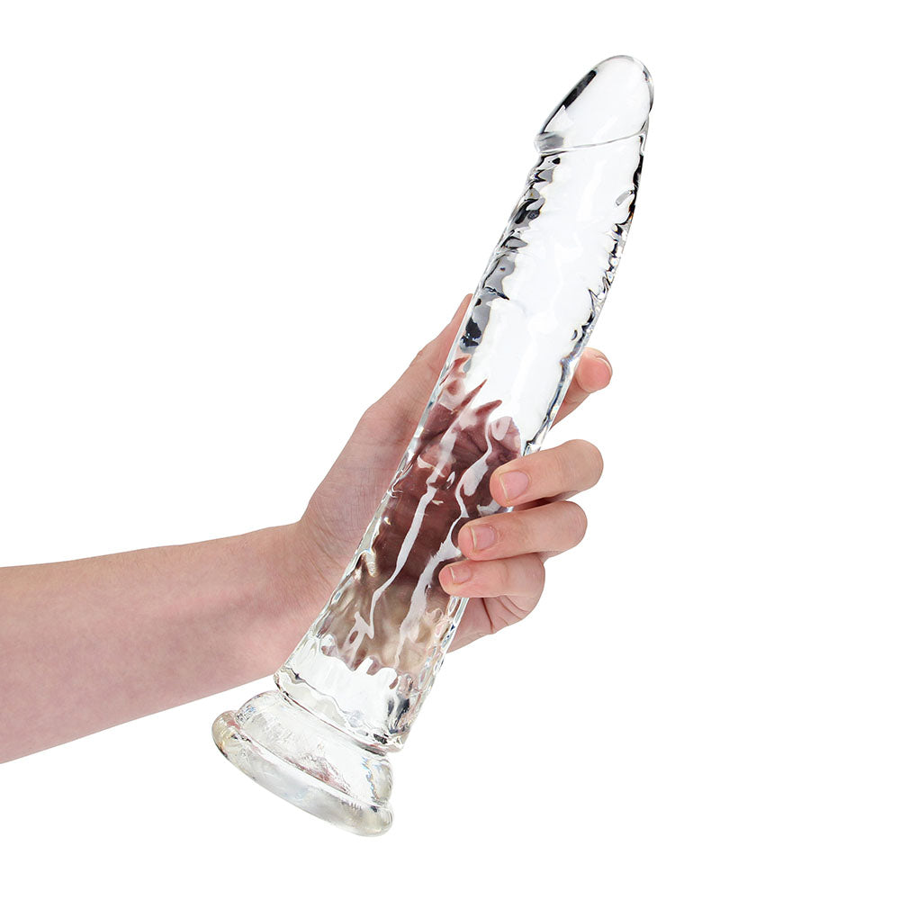 RealRock CC Slim 11in Dildo Clear