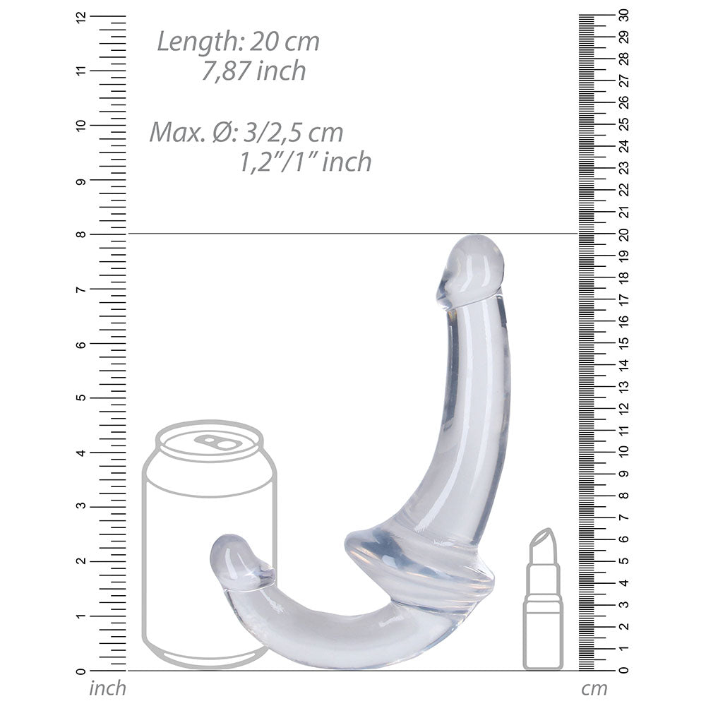 RealRock CC 6in Strapless Strap-On Clear