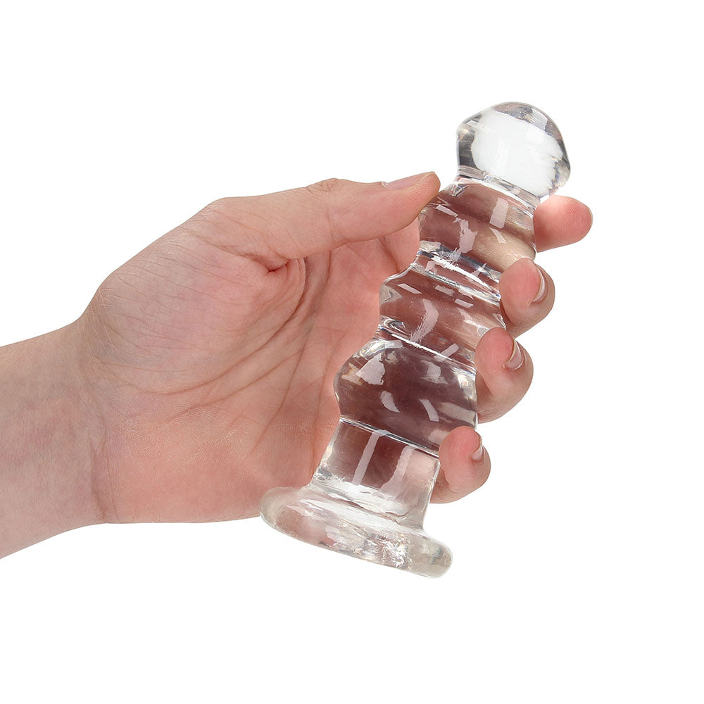 RealRock CC Curvy 5.5in Dildo/Plug Clear