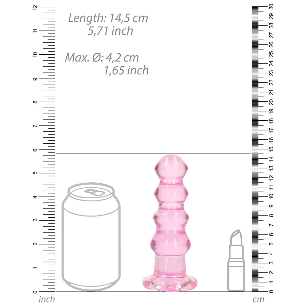 RealRock CC Curvy 5.5in Dildo/Plug Pink