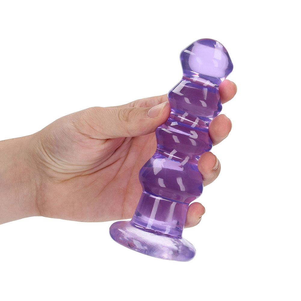 RealRock CC Curvy 5.5in Dildo/Plug Pur