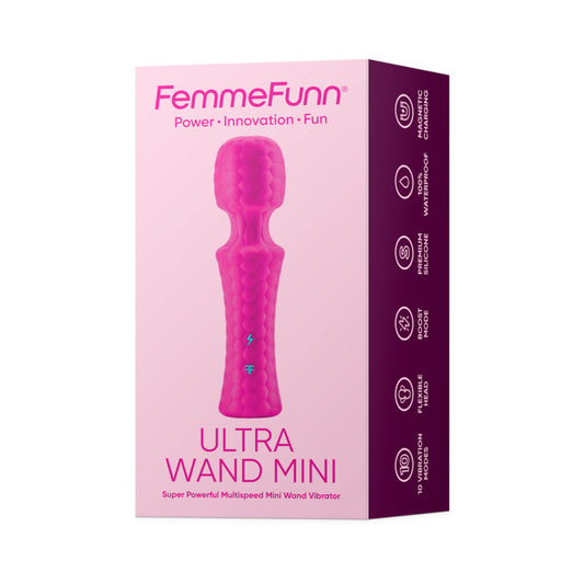 FemmeFunn Ultra Wand Mini Vibrator Pink