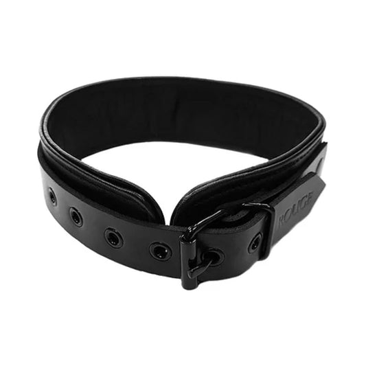 Rouge Leather Collar Black W/Access